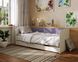 Ліжко диван Valencia 190х80 для дітей та підлітків з ящиком велюр Lilac VDV5 фото