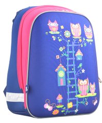 Рюкзак школьный каркасный YES H-12 Owl blue, 38*29*15 554495 фото