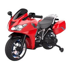 Дитячий електро-мобіль T-7221 RED мотоцикл 2 * 6V4.5AH мотор 2 * 14W 110 * 56 * 70 81562 фото