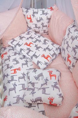 Детская постель Twins Dolce Бэмби 8 эл D-020 coral 8499 фото