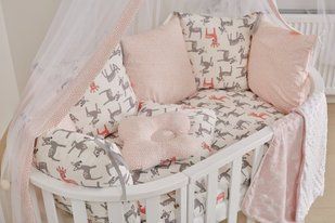 Детская постель Twins Dolce Бэмби 8 эл D-020 coral 8499 фото