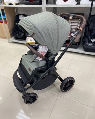 Коляска CARRELLO Epica 2 в 1 CRL-8510/1 SALE Green Tea ( Серо-зеленая ) +дождевик SCRL-8510/1 Green Tea фото