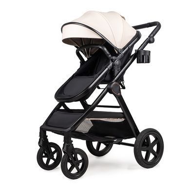 Детская коляска трансформер 3в1 Ninos Ventura с автокреслом Light Eco Beige СNVE2026LB фото