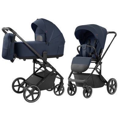 Коляска 2 в 1 CARRELLO Alfa CRL-6522 Denim Blue Alfa CRL-6522-2 фото