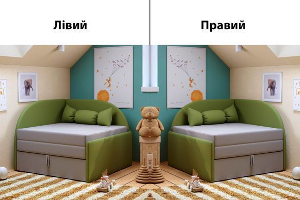 Кутове крісло ліжко decOKids Малютка 170х80 см 01
