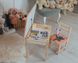 Комплект меблів дитині на 2-7 років стіл + стілець з шухлядою для малювання занять та їжі Colors 9