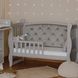 Детская кроватка диванчик для новорожденного Angelo Gabriel Gray + маятник GA3 фото