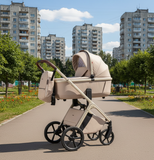 Дитяча Коляска 2 в 1 Carrello Vector CRL-6550 2026 Seashell Beige CRL-6550-1 фото