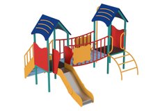 Дитячий ігровий комплекс дитячий майданчик Ніжність KidiGO (11881) 11881 фото