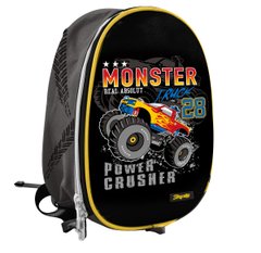 Рюкзак дошкільний 1Вересня K-43 Monster Track, чорний 552509 фото