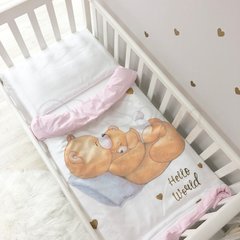 Детский Комплект в кроватку Маленька Соня (MSonya) 3-эл M.Sonya Happy Baby девочка 3645 фото