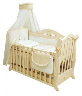 Детская постель Twins Romantic 8 эл R-001 Горошки 4585 фото