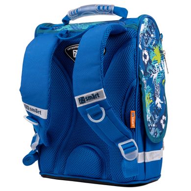 Рюкзак школьный каркасный Smart PG-11 My Game синий 557023 фото