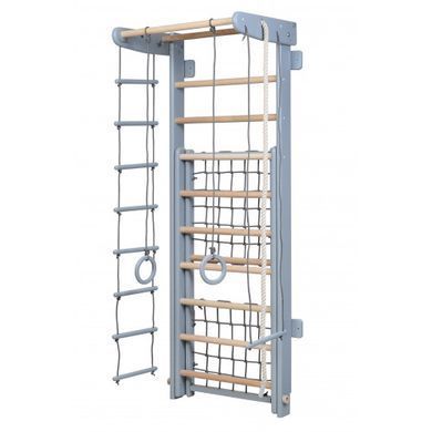 Спортивный уголок трансформер 2 в 1 IRELLE Natural Gray сетка 240см 210116-2 фото