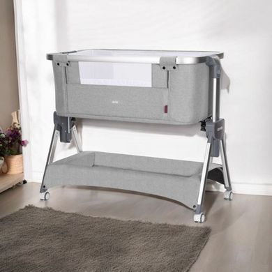 Приставная кроватка 2в1 CARRELLO Aria CRL-16402 Silver Grey