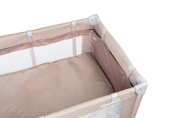 Детская кровать манеж Caretero Basic Plus Beige 159308 фото