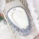Кокон для новорожденного M.Sonya Royal серый 3062 фото