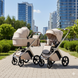 Дитяча Коляска 2 в 1 Carrello Vector CRL-6550 2026 Seashell Beige CRL-6550-1 фото 2