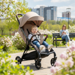 Детская прогулочная коляска El Camino AMBER ME 1227 до 22 кг Nougat Beige