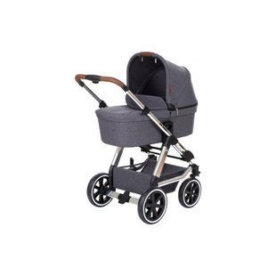 Универсальная коляска 2 в 1 ABC Design Viper 4 Diamond Collection Asphalt Темно серый 1200094/1907 фото