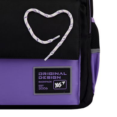Рюкзак шкільний YES TS-48 Purple Hearts (559923) 559923      фото