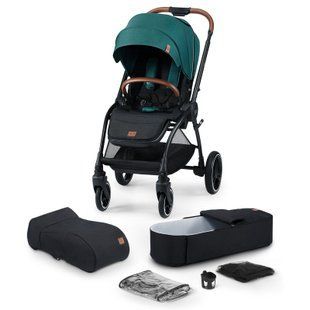 Универсальная коляска 2 в 1 Kinderkraft Evolution Cocoon Midnight Green (KKWEVCOGBL2000) 300045 фото