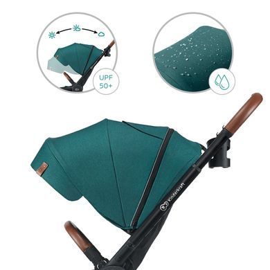 Универсальная коляска 2 в 1 Kinderkraft Evolution Cocoon Midnight Green (KKWEVCOGBL2000) 300045 фото