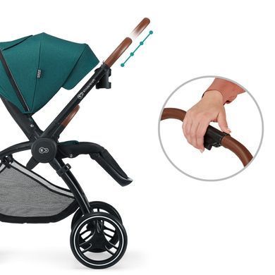 Универсальная коляска 2 в 1 Kinderkraft Evolution Cocoon Midnight Green (KKWEVCOGBL2000) 300045 фото