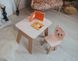 Стол и стульчик ребенку 2-7лет + ящик для еды, рисования и учебы Colors