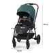 Универсальная коляска 2 в 1 Kinderkraft Evolution Cocoon Midnight Green (KKWEVCOGBL2000) 300045 фото 21