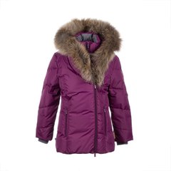 Зимнее пальто для девочек Huppa ROYAL, цвет-бордовый