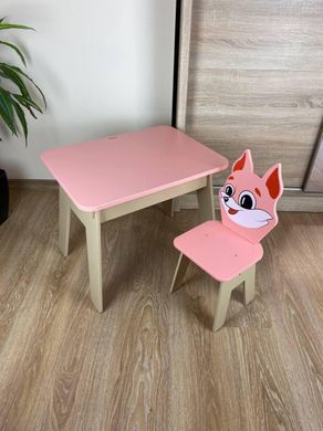 Комплект меблів дитині на 2-7 років стіл + стілець з шухлядою для малювання занять та їжі Colors Y2