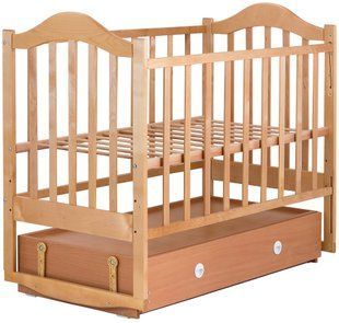 Кровать Babyroom Дина D304 маятник, ящик лакированная 624549 фото