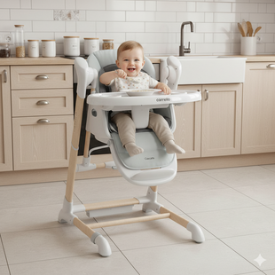 Стульчик для кормления 3 в 1 Carrello Cascata CRL-10303 (Swing/Chair) Ash Grey Wooden 1030312 фото