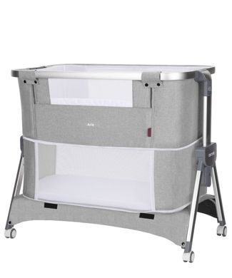 Приставне ліжечко-манеж 3 в 1 Carrello Aria CRL-16401 Silver Grey