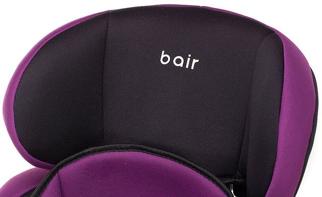 Автокрісло Bair Beta 1/2/3 (9-36 кг) DB1824 чорний - фіолетовий 624861 фото