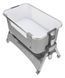 Приставне ліжечко-манеж 3 в 1 Carrello Aria CRL-16401 Silver Grey