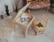 Комплект меблів дитині на 2-7 років стіл + стілець з шухлядою для малювання занять та їжі Colors 13