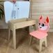 Комплект меблів дитині на 2-7 років стіл + стілець з шухлядою для малювання занять та їжі Colors Y2