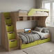 Двухъярусная кровать с ящиками и лестницей KADET New 2 KA2 фото