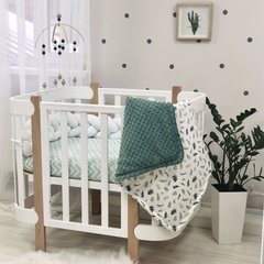 Плед в кроватку и коляску-Конверт для новорожденного с одеялом Ель 3206 фото
