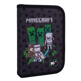 Пенал твердый одинарный с клапаном Yes Minecraft Team HP-03 533622      фото