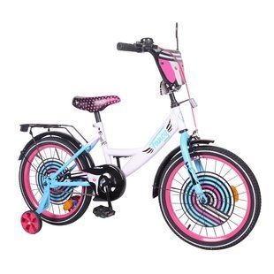 Велосипед TILLY Fancy 18 "T-218 214 white + pink + blue 88197 фото