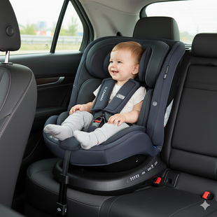 Автокрісло El Camino i-RISE ME 1207 Gray, i-Size 40-150 см, 360&deg;, Isofix ME 1207 Gray фото