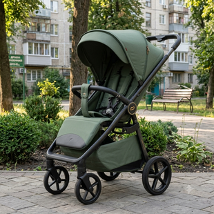 Прогулянкова коляска CARRELLO Bravo Carbon CRL-5530 Tropic Green CRL-5530 Tropic Green фото