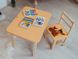 Стол и стульчик ребенку 2-7 лет + ящик Colors 2