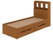Ліжко 190х80 з шухлядой для білизни Sonya-7 Горіх лісовий CON13 фото