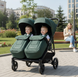 Прогулочная коляска для двойни и погодок Euro-Cart Doblo 2026 до 22 кг (ширина 74 см) Jungle 20134 фото