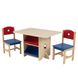 Дитячий стіл з ящиками і двома стільцями Star Table & Chair Set KidKraft 26912 26912 фото 1