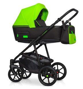 Коляска універсальна Riko Swift Neon 2 в 1 21 Ufo Green R-S Neon 24 фото